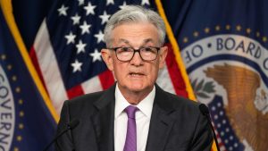 Chair Jerome Powell speaks after Fed hikes rates