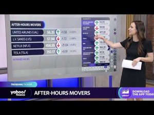 Stocks moving in after-hours July 19, 2023: United Airlines, Las Vegas Sands, Netflix, Tesla
