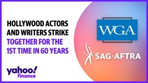 Hollywood actors strike, joining writers on picket lines for first time in over 60 years