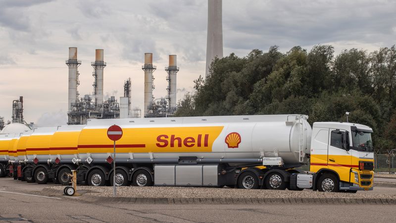 Shell profits cut in half by lower oil prices