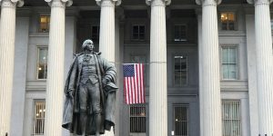 Dow falls over 300 points,Nasdaq slumps 2%, after Fitch lowers U.S. credit rating