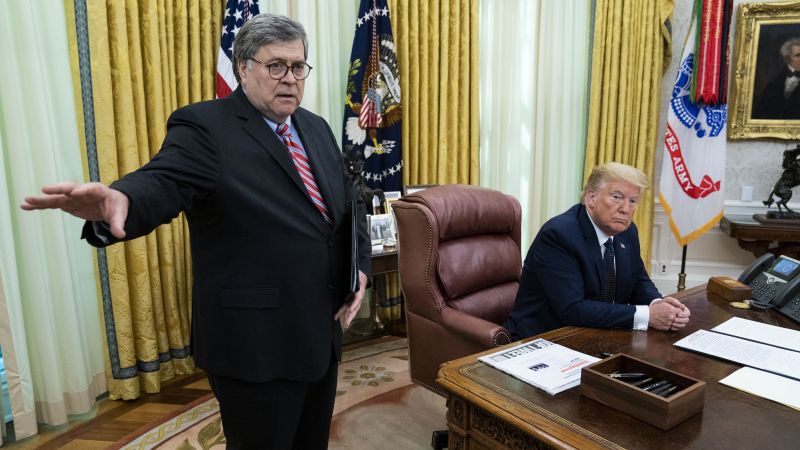 Bill Barr, on a mission to stop Trump, still might vote for him