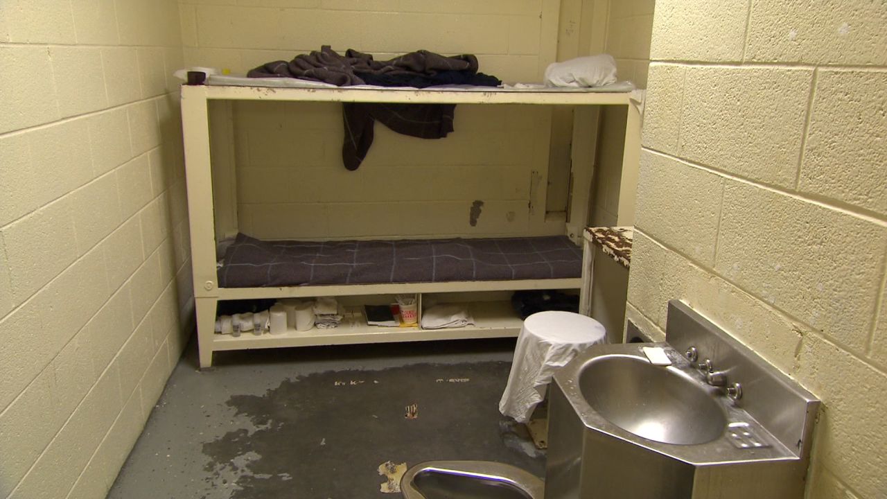 A look inside a cell at the Fulton County Jail in 2013.