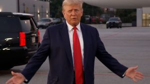 Donald Trump speaks after his surrender in Georgia. Hear what he said