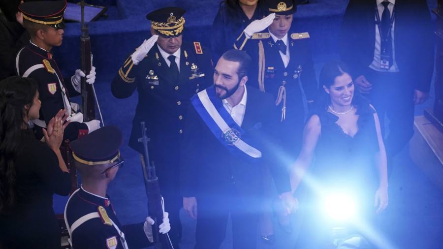 El Salvador president’s gang crackdown bolsters re-election bid