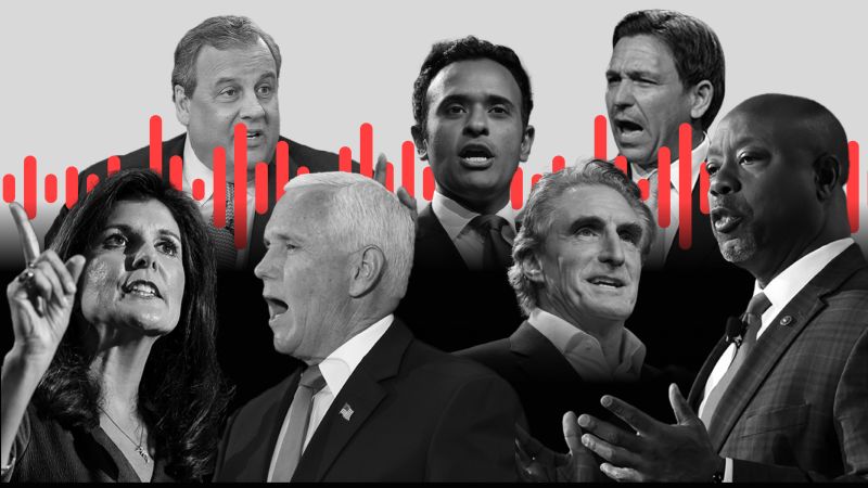 Second Republican debate speaking times: By the numbers