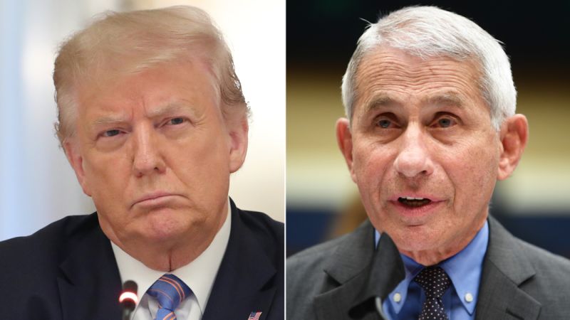 Trump claims he doesn’t know who gave Fauci presidential award. It was him