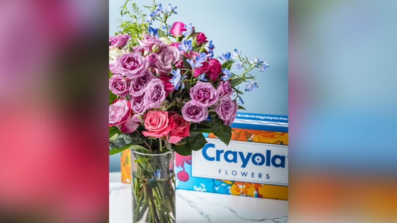 Crayola, beloved for its crayons, is now selling flowers