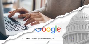 Government shutdown-related Google searches on Social Security, veterans benefits spike over 5,000% Monday morning