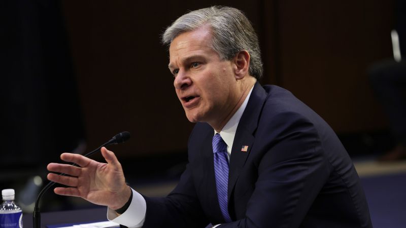 FBI Director Wray issues warning about number of Russian spies in the US
