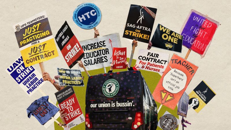 Unions are the strongest in decades. Nearly a million Americans got double-digit raises as a result