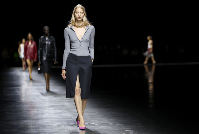 Different Looks from Gucci's Spring/Summer 2024 fashion show.