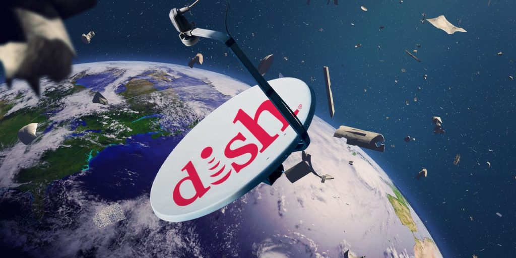 Littering outer space; Dish Network is the first company to be fined for failing to de-orbit a dead satellite