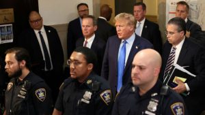 Trump’s decision to show up in New York for start of his civil trial was as personal as it was political