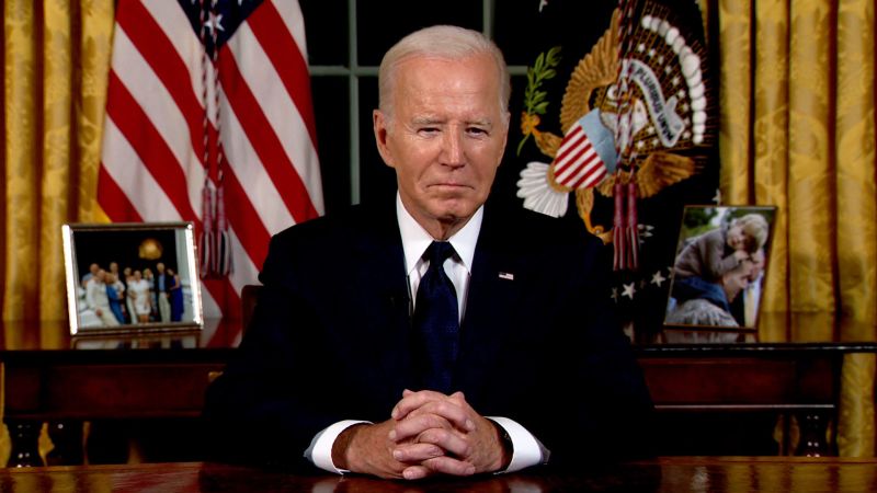Hear President Biden’s full speech to the nation on Israel and Ukraine