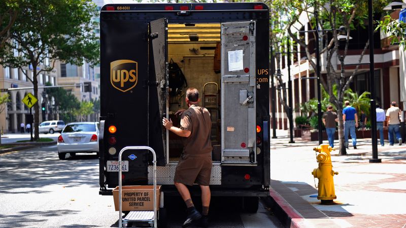 UPS earnings fall as company warns of economic headwinds ahead