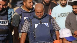 An Al Jazeera journalist learned his family had been killed while on the air. It offered the world a glimpse of the horrors in Gaza