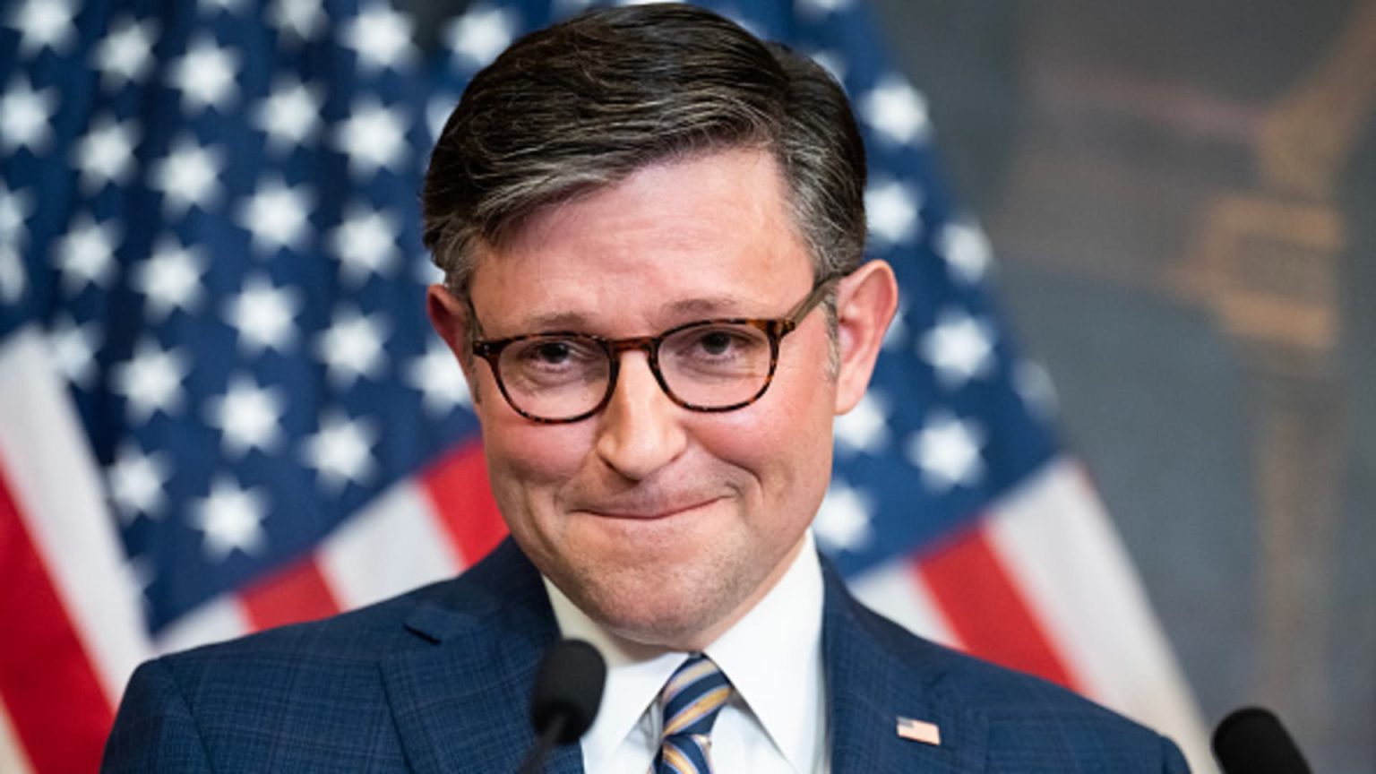 House Speaker Mike Johnson endorses Trump, defends ‘stolen election’ claims