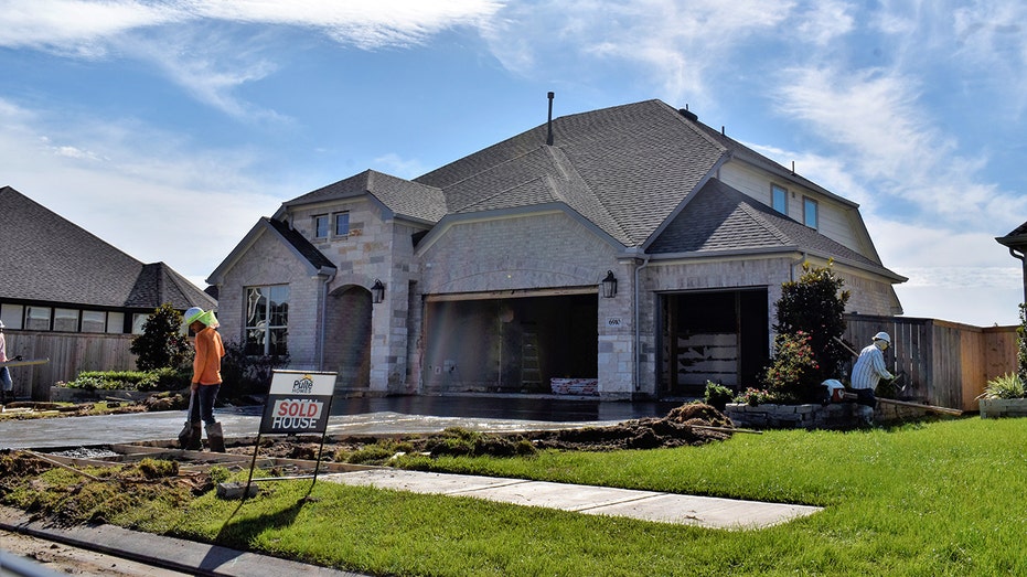 Single family home under construction